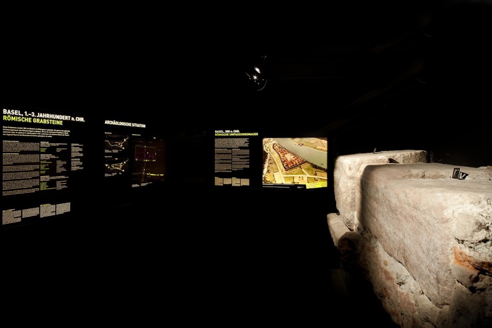 Münsterhügel Basel, Ausstellungssituation