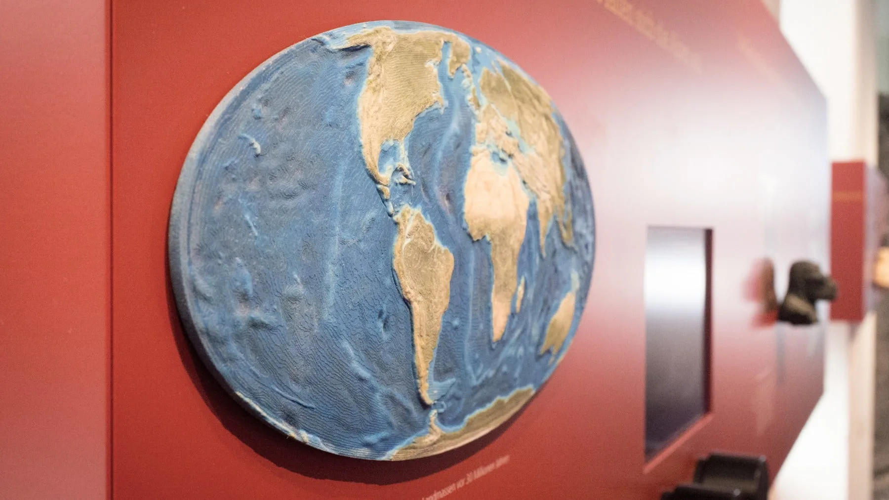 3D-Print, Palaeogeografie, Erde 30ma, ikonaut