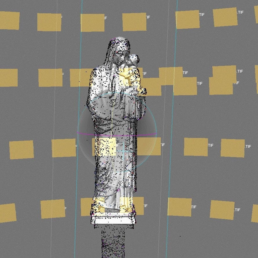 Madonna Prozess, Photogrammetrie, ikonaut