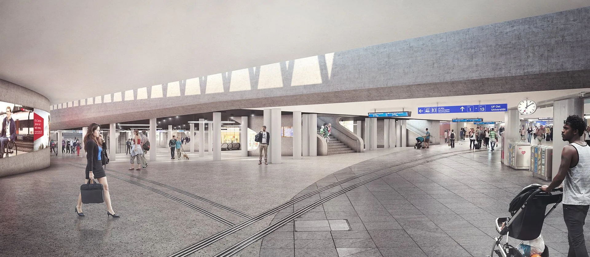 SBB, Bahnhof Bern, PU, ikonaut