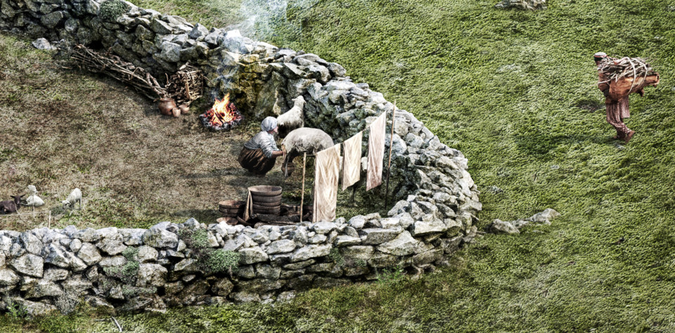 Eisenzeitlicher Viehpferch, Zoom, ikonaut