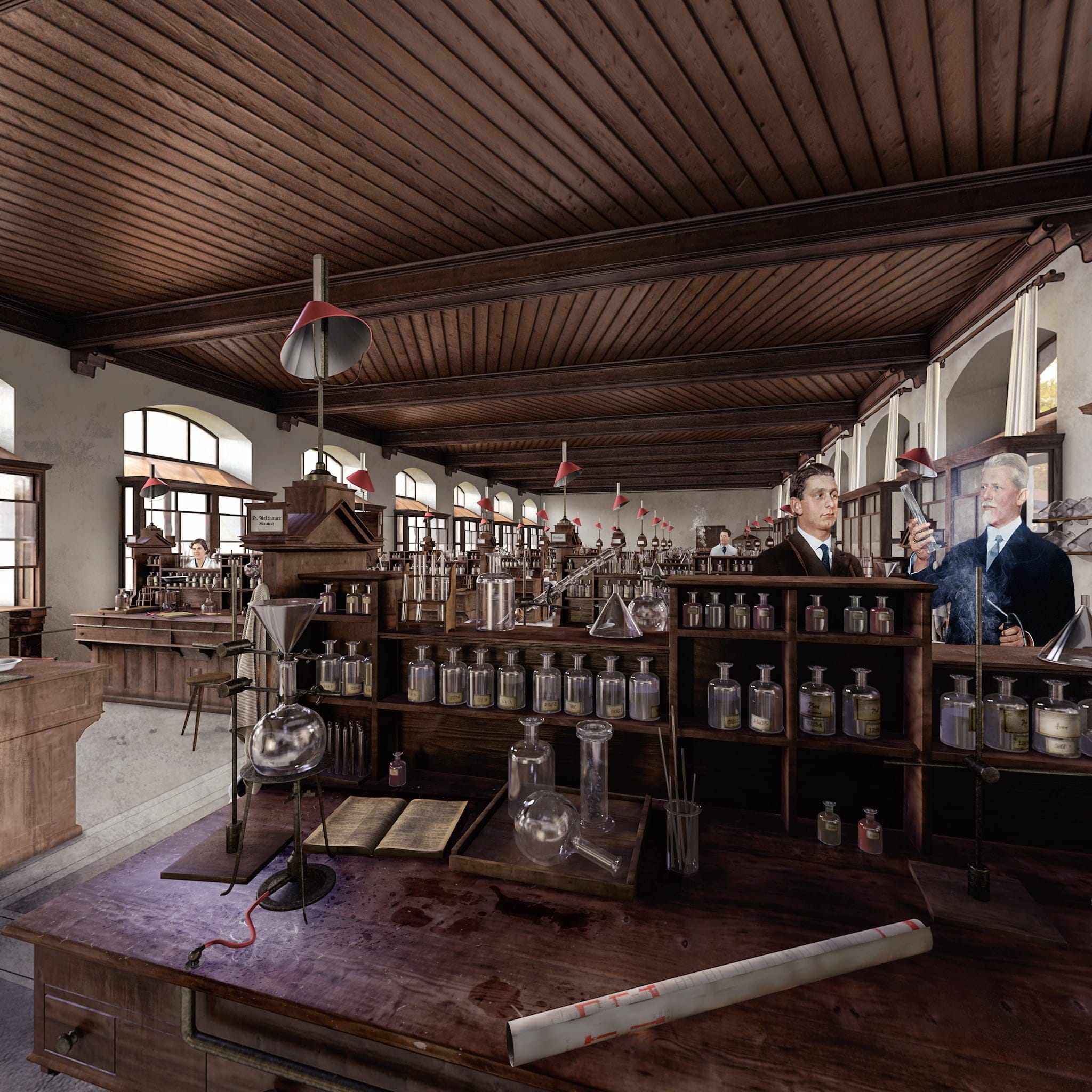 360° ETH Chemielabor, Ausschnitt, Rekonstruktion, ikonaut