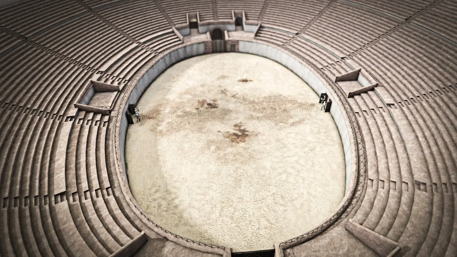 Augusta Raurica, Amphitheater, Screen, Arena, ikonaut