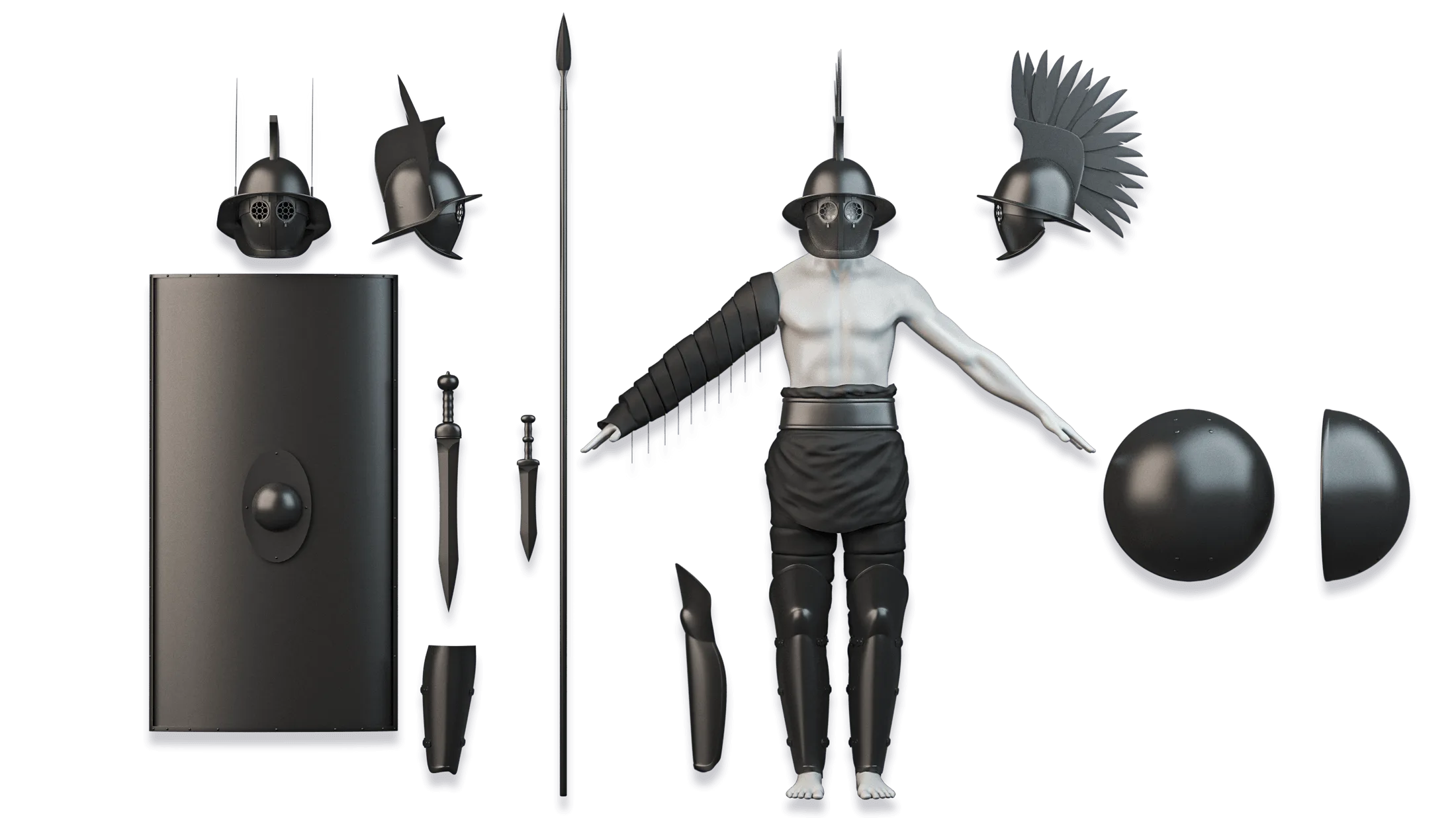 Augusta Raurica, Hoplomachus, Rekonstruktion, ikonaut