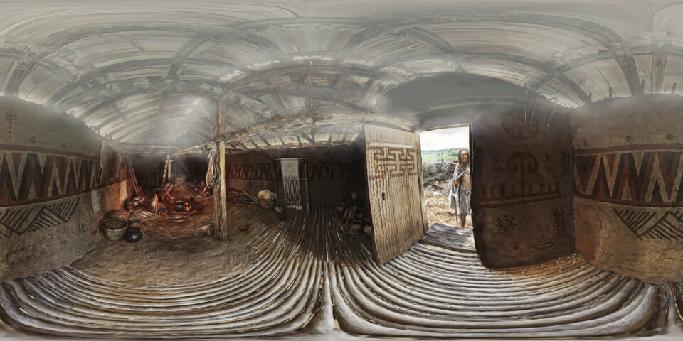 Pfahlbauer Seengen Innen Panorama 360 ikonaut