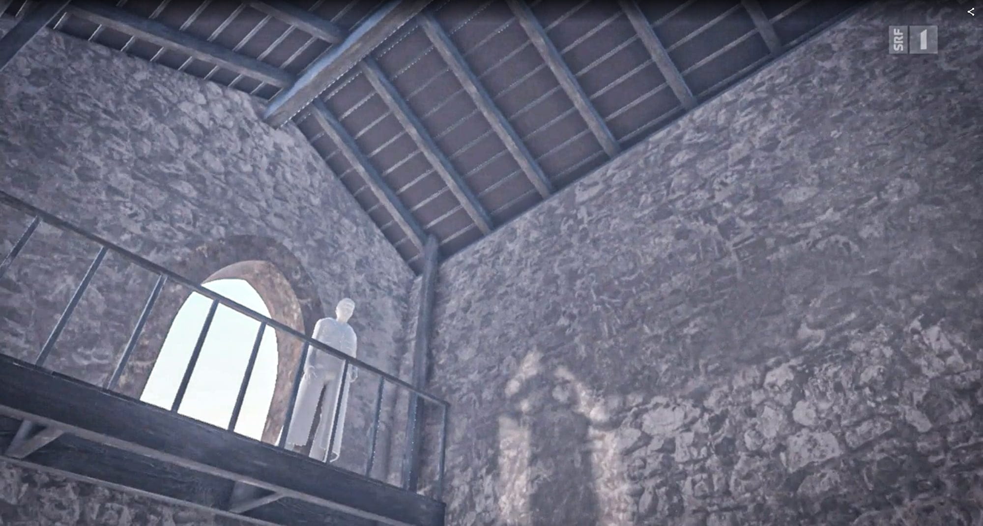 SRF Einstein, Baederquartier, Rekonstruktion