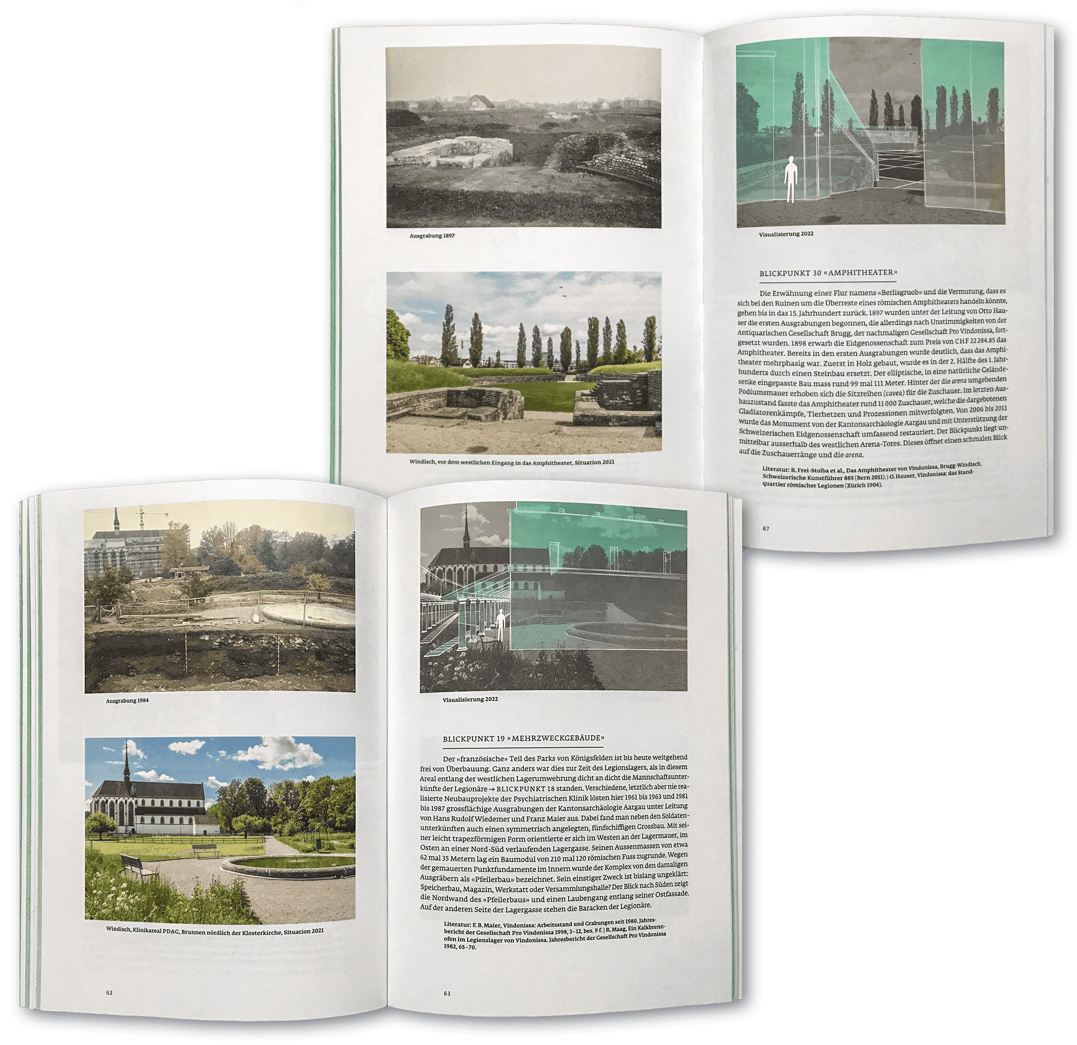 Gelaendefuehrer Amphitheater Vindonissa in 40 Blickpunkten ikonaut