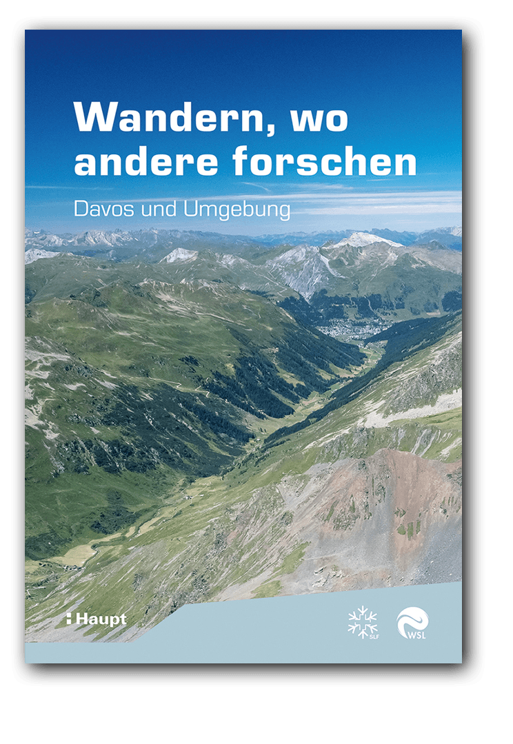 Wandern, wo andere forschen, Cover, SLF