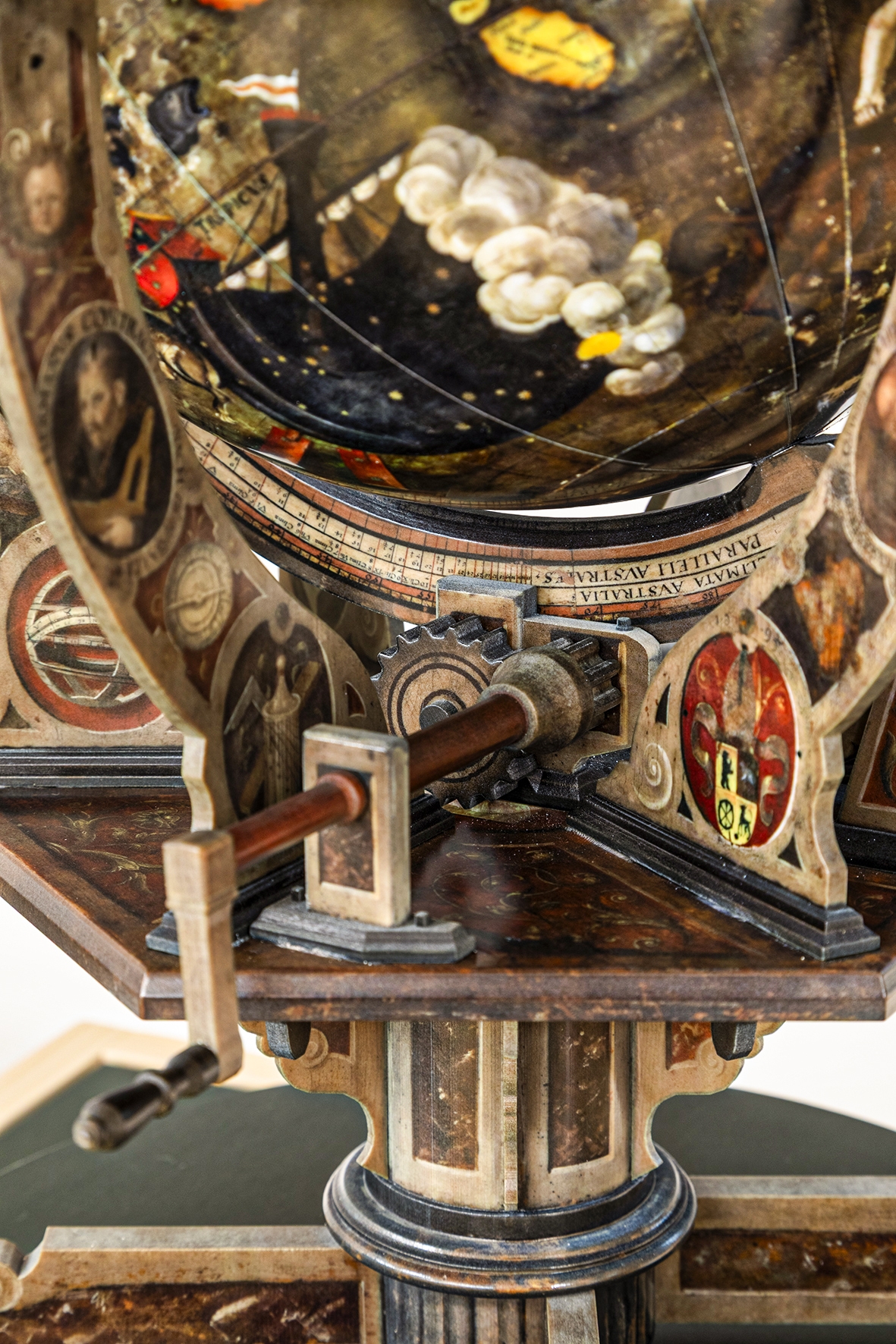 St Galler Globus, Ausstellung, ZB, Detail 02